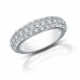 3.50 ct Ladies Three Row Diamond Eternity Wedding Band Ring 3.50 ct Ladies Three Row Diamond Eternity Wedding Band Ring