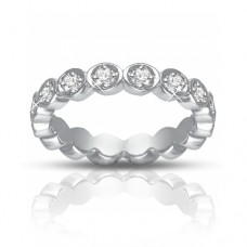0.75 ct Women's Diamond Eternity Band Ring In 14 kt White Gold 0.75 ct Women's Diamond Eternity Band Ring In 14 kt White Gold