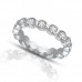 0.75 ct Women's Diamond Eternity Band Ring In 14 kt White Gold 0.75 ct Women's Diamond Eternity Band Ring In 14 kt White Gold