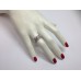 5.00 ct Three Row Princess and Round Cut Diamond Eternity Wedding Band