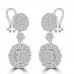 4.26 Ct Ladies Round Cut Diamond Drop Earrings 4.26 Ct Ladies Round Cut Diamond Drop Earrings