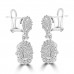 4.26 Ct Ladies Round Cut Diamond Drop Earrings 4.26 Ct Ladies Round Cut Diamond Drop Earrings