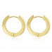 1.20 ct Ladies Round Cut Diamond Hoop Huggie Earrings In 14 Kt Yellow Gold 1.20 ct Ladies Round Cut Diamond Hoop Huggie Earrings In 14 Kt Yellow Gold