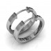 1.60 ct Ladies Round Cut Diamond Hoop Huggie Earrings In 14 Kt White Gold 1.60 ct Ladies Round Cut Diamond Hoop Huggie Earrings In 14 Kt White Gold