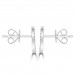 0.25 Ct Heart Shaped Diamond Stud Earrings in 14k White Gold 0.25 Ct Heart Shaped Diamond Stud Earrings in 14k White Gold