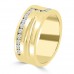 0.65 ct Men's Round Cut Diamond Wedding Band in Yellow Gold Channel Setting 0.65 ct Men's Round Cut Diamond Wedding Band in Yellow Gold Channel Setting