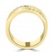 0.65 ct Men's Round Cut Diamond Wedding Band in Yellow Gold Channel Setting 0.65 ct Men's Round Cut Diamond Wedding Band in Yellow Gold Channel Setting