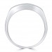 0.50 ct Men's Round Cut Diamond Wedding Band in 14 kt White Gold