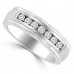 0.40 ct Ladie's Round Cut Diamond Wedding Band in 14 kt White Gold 0.40 ct Ladie's Round Cut Diamond Wedding Band in 14 kt White Gold