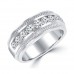 0.75 ct Men's Round Cut Diamond Wedding Band Ring in Channel Setting 0.75 ct Men's Round Cut Diamond Wedding Band Ring in Channel Setting