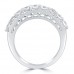 1.20 ct Round Cut Diamond Wedding Band Ring in Prong Setting