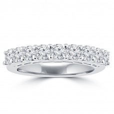 1.20 ct Round Cut Diamond Wedding Band Ring in Prong Setting 1.20 ct Round Cut Diamond Wedding Band Ring in Prong Setting