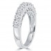 1.20 ct Round Cut Diamond Wedding Band Ring in Prong Setting