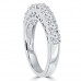 1.20 ct Round Cut Diamond Wedding Band Ring in Prong Setting