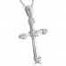 0.50 ct t.w. Ladies Round Cut Diamond Cross Pendant Necklace 0.50 ct t.w. Ladies Round Cut Diamond Cross Pendant Necklace