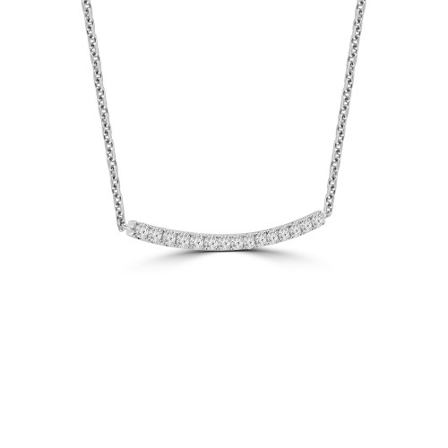 0.55 ct Round Cut Diamond Stick Bar Horizontal Long Pendant Necklace for Women (G Color SI-1 Clarity) with 16 inch Chain Included 0.55 ct Round Cut Diamond Stick Bar Horizontal Long Pendant Necklace for Women (G Color SI-1 Clarity) with 16 inch Chain Included