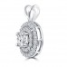 1.21 Ct Ladies Round Cut Diamond Pendant / Necklace 1.21 Ct Ladies Round Cut Diamond Pendant / Necklace
