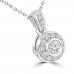 0.41 Ct Ladies Round Cut Diamond Solitaire Pendant 0.41 Ct Ladies Round Cut Diamond Solitaire Pendant