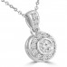 0.41 Ct Ladies Round Cut Diamond Solitaire Pendant 0.41 Ct Ladies Round Cut Diamond Solitaire Pendant