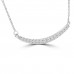 0.45 ct Round Cut Diamond Stick Bar Horizontal Long Pendant Necklace for Women (G Color SI-1 Clarity) with 16 inch Chain Included 0.45 ct Round Cut Diamond Stick Bar Horizontal Long Pendant Necklace for Women (G Color SI-1 Clarity) with 16 inch Chain Included