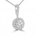 0.96 Ct Ladies Round Cut Diamond Solitaire Pendant 0.96 Ct Ladies Round Cut Diamond Solitaire Pendant