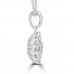 1.81 Ct Ladies Round Cut Diamond Pendant / Necklace