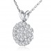 1.00 Ct Ladies Round Cut Diamond Pendant / Necklace 1.00 Ct Ladies Round Cut Diamond Pendant / Necklace