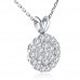 1.00 Ct Ladies Round Cut Diamond Pendant / Necklace 1.00 Ct Ladies Round Cut Diamond Pendant / Necklace