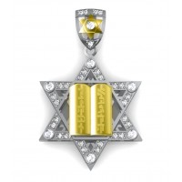 1.50 ct t.w. Round Cut Diamond Star of David Pendant 1.50 ct t.w. Round Cut Diamond Star of David Pendant