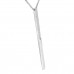 0.14 ct Round Cut Diamond Stick Bar Vertical Long Pendant Necklace for Women (G Color SI-1 Clarity) in 14 kt White Gold with 16 inch Chain Included 0.14 ct Round Cut Diamond Stick Bar Vertical Long Pendant Necklace for Women (G Color SI-1 Clarity) in 14 kt White Gold with 16 inch Chain Included