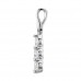 0.50 Ct Ladies Three Stone Round Cut Diamond Pendant / Necklace 0.50 Ct Ladies Three Stone Round Cut Diamond Pendant / Necklace