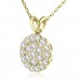 1.00 Ct Ladies Round Cut Diamond Pendant / Necklace Yellow Gold 1.00 Ct Ladies Round Cut Diamond Pendant / Necklace Yellow Gold