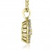 1.00 Ct Ladies Round Cut Diamond Pendant / Necklace Yellow Gold 1.00 Ct Ladies Round Cut Diamond Pendant / Necklace Yellow Gold