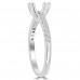 0.35 ct Ladies Round Cut Diamond Semi Mounting Engagement Ring in 14 kt White Gold 0.35 ct Ladies Round Cut Diamond Semi Mounting Engagement Ring in 14 kt White Gold