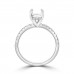 0.35 Ct Round Cut Diamond Semi Mounting Engagement Ring 0.35 Ct Round Cut Diamond Semi Mounting Engagement Ring