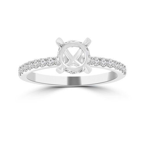 0.35 Ct Round Cut Diamond Semi Mounting Engagement Ring 0.35 Ct Round Cut Diamond Semi Mounting Engagement Ring