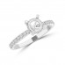 0.35 Ct Round Cut Diamond Semi Mounting Engagement Ring 0.35 Ct Round Cut Diamond Semi Mounting Engagement Ring