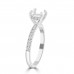 0.35 Ct Round Cut Diamond Semi Mounting Engagement Ring 0.35 Ct Round Cut Diamond Semi Mounting Engagement Ring
