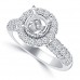 2.00 Ct Round Cut Diamond Semi Mounting Engagement Ring 2.00 Ct Round Cut Diamond Semi Mounting Engagement Ring