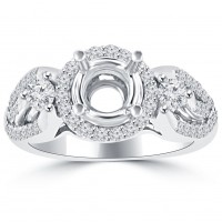 1.00 Ct Round Cut Diamond Semi Mounting Engagement Ring 1.00 Ct Round Cut Diamond Semi Mounting Engagement Ring