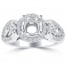 1.00 Ct Round Cut Diamond Semi Mounting Engagement Ring 1.00 Ct Round Cut Diamond Semi Mounting Engagement Ring