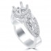 1.00 Ct Round Cut Diamond Semi Mounting Engagement Ring 1.00 Ct Round Cut Diamond Semi Mounting Engagement Ring
