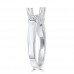 0.60 ct Ladies Round Cut Diamond Semi Mounting Engagement Ring in 14 kt White Gold 0.60 ct Ladies Round Cut Diamond Semi Mounting Engagement Ring in 14 kt White Gold