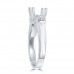 0.60 ct Ladies Round Cut Diamond Semi Mounting Engagement Ring in 14 kt White Gold 0.60 ct Ladies Round Cut Diamond Semi Mounting Engagement Ring in 14 kt White Gold