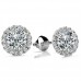 2.50 ct Round Cut Cubic Zirconia Stud Earrings in Screw Back 2.50 ct Round Cut Cubic Zirconia Stud Earrings in Screw Back