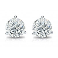 0.60 ct Martini Set Round Cut Diamond Stud Earrings 0.60 ct Martini Set Round Cut Diamond Stud Earrings