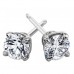 2.00 ct Round Cut Cubic Zirconia Stud Earrings in Push Back 2.00 ct Round Cut Cubic Zirconia Stud Earrings in Push Back