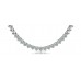 5.00 Ct Ladies Round Cut Diamond Tennis Necklace In 14 Kt White Gold 5.00 Ct Ladies Round Cut Diamond Tennis Necklace In 14 Kt White Gold