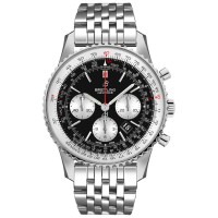 Breitling Navitimer 1 B01 Chronograph 43 Steel Men's Pilot Watch AB012121-BG75-450A