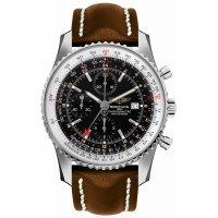 Breitling Navitimer World GMT 46 Steel Men's Watch A2432212-B726-443X